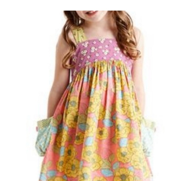 Matilda Jane Butterfly Lulu Floral Little Girl’s Dress sz 6 - Picture 10 of 10